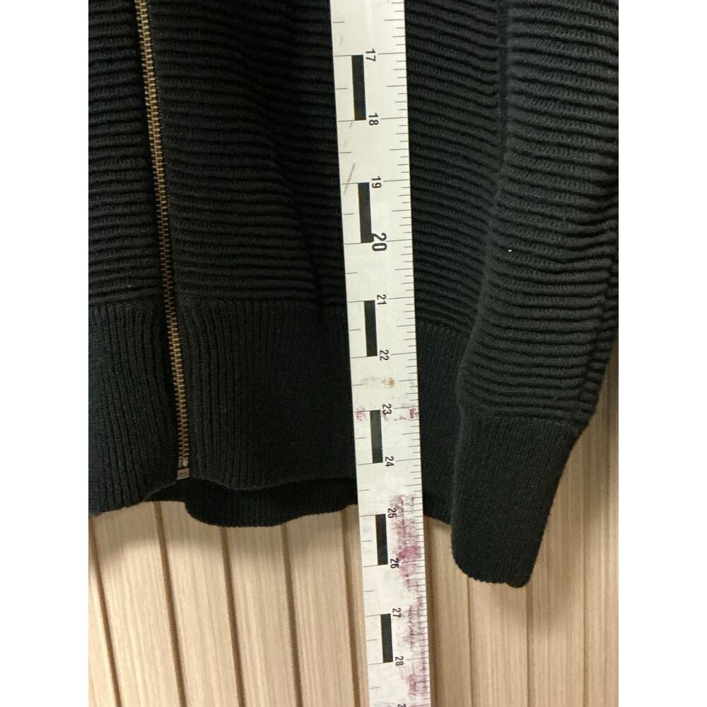 Eileen Fisher Organic Cotton Tencel Zip Jacket Black Women’s Size S - Picture 9 of 9